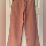 SLVRLAKE Grace Ankle Cropped Dusty Pink Women’s Flare Wide Leg Jeans Size 24 Photo 5