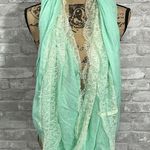 Betsey Johnson  Green Lace Infinity Scarf Photo 1