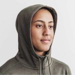 Nobull NWT Women's Performance Zip Up Hoodie - XL - Army Green Photo 4