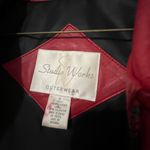 Studio Works Women's Red Leather Jacket Photo 1