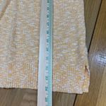 J Crew Marled Peach White Crew Neck Long Sleeve Sweater Womens Size XS Crew Orange Photo 4