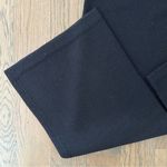 St. John Basics Wool Rayon Santana Straight Leg Knit Pant in Black Size 8 / M Photo 4