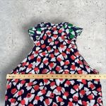 Anthropologie Emily Lovelock Floral Abstract Colorblock Cap Sleeve Blouse Sz 10 Photo 4