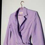 Keepsake Lilac Changes Tie at Waist Crepe Blazer Size Extra Small Photo 4