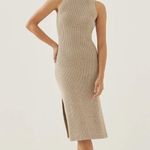 New with tags by Love Bonito Katrin Turtleneck Midi Dress
Sleeveless Tan Knit Size L Photo 3