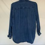 Loft chambray pop over petite small dark wash Photo 4