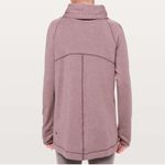 Lululemon Coast Easy Wrap Pullover in Heathered Misty Merlot Photo 2