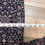 Primark Cprimark floral ruffle bell sleeve blouse black size 6 Photo 5