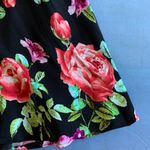 Forever 21 Dark Floral Strappy Back Mini Dress Photo 3