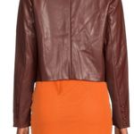 Saks 5th Avenue AREA STARS
Cropped Faux Leather Jacket Photo 2