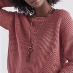 Lucky Brand  Pink Knit Sweater Photo 0