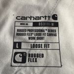 Carhartt SZ 18 Canvas Work Shorts Rugged Flex Loose Fit Pockets High-Rise Black Photo 6