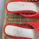 Cecelia New York Harper Red Suede Knotted Strappy Heeled Mules Size 6 Photo 6