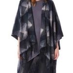 Michael Stars Michael Star Southwestern Print Open Hooded Poncho Photo 0