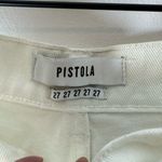 Pistola NWT  27 Devin Mom Cutoff Denim Shorts in White Lies Photo 2