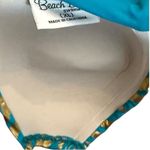 Beach Bunny  Take the Reins Turquoise Bandeau Bikini Top nwt Photo 3