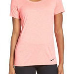 Nike Dri-FIT Coral Pink Scoop Neck Short Sleeve Athletic Tee Shirt Size Small Photo 0