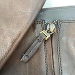 Fendi Brown Black Leather Two Tone Boots Photo 78