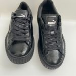 Puma Fenty  by Rihanna Women's Creeper Crinkled Black Leather Size 7.5 Sneakers Photo 2