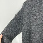 Blu Pepper  Gray Knit‎ Mockneck Sweater Women's Small Casual Winter Chunky Knit Photo 2