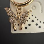 Allison Rose Atelier 14K Gold Plated‎ Butterfly Hoop Dangle Earrings Women's Photo 1