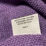 Eileen Fisher Sleeveless Tank Top Purple Italian Yarn Knit Linen Cotton Blend M Photo 5