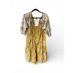 Anthropologie  Daily Practice Boho Floral Print Mollie Tunic Dress XS Patchwork Photo 2