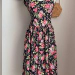 Laura Ashley Vintage  Floral Sleeveless Cottagecore Maxi Tea Dress, 4 Photo 0