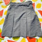 Cute gray pleated school girl skirt Photo 0