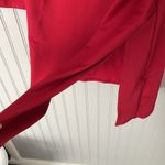 SheIn Red Square Neck Long Sleeve Form Fitting Dress | Size Large Photo 3