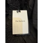 en saison Black Matisse Flutter Women Dresses Smocked Size Medium Stretchy Photo 3