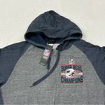 NFL New England Patriots Super Bowl 2016 Champions Gray Navy Sweatshirt Women XL Photo 1