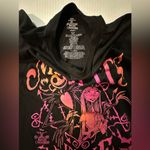 Disney ‎ Tim Burtons The Nightmare Before Christmas Black Pink Graphic T-shirt Sm Photo 3