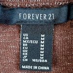 Forever 21 Metallic Knot Cropped Long Sleeve Sweater Medium Photo 7