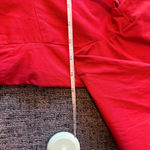 Jil Sander  Red Cotton Off-Shoulder Dress Size 36 Photo 9