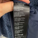 Saylor Anthropologie Navy Blue Long Sleeve Lace Layered Coquette Romper XS Photo 7