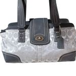 Coach Vintage Hampton Carryall Canvas Gray Women's Designer Shoulder Bag Photo 1