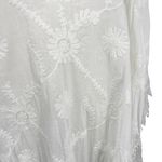 Melissa Odabash Lace Fringe Swim Coverup White Size Small Photo 1