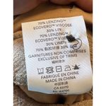 Frank And Oak  The Fluid Blazer Linen Tan Womens Size Small Cardigan Open Front Photo 5