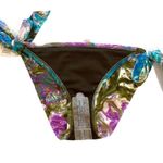 Lucky Brand  Swirl Print Peace Embroidered Bikini Bottoms Photo 4