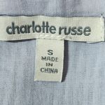 Charlotte Russe Striped Blue Puff Sleeve Mini Dress NWT Size Small Photo 6