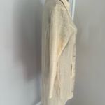 Classic Elements Vintage 90s Sz:M Petite  Cream Long floral Embroidered Sweater. Photo 10