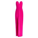 Amanda Uprichard Cherri Strapless Gown, Hot Pink, Large Photo 12