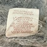 c'isa C’isa grey black star fuzzy sweater women’s size large Photo 5