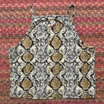 VTG SNAKESKIN HIGH NECK CROP TOP CAMI Brown Size M Photo 0