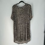 Kate Spade  Women's Leopard Print Sleepshirt Nightgown Dress Size Large Photo 3