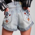 One Teaspoon  Woodstock Embroidered High Waist Bandits Size 24 Photo 5