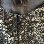 Dave and Johnny by Laura Ryner Dress Black Sequin Skirt Exposed Back Sz 11/12 EUC Photo 9