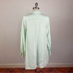 Eileen Fisher Light Green Irish Linen Button Down Photo 5