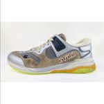 Gucci  Ultrapace Distressed Women Suede Leather 592882 Logo Sneakers EU 35.5 Photo 3